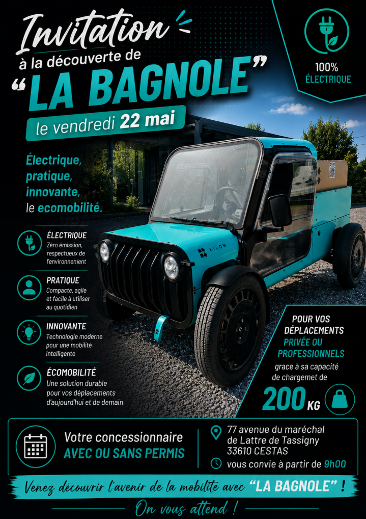 invitation LA BAGNOLE
